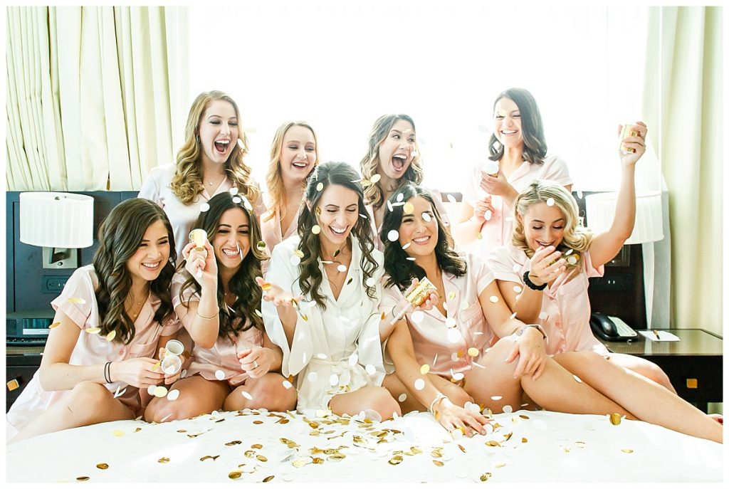 confetti bridesmaids by Palm beach photography inc